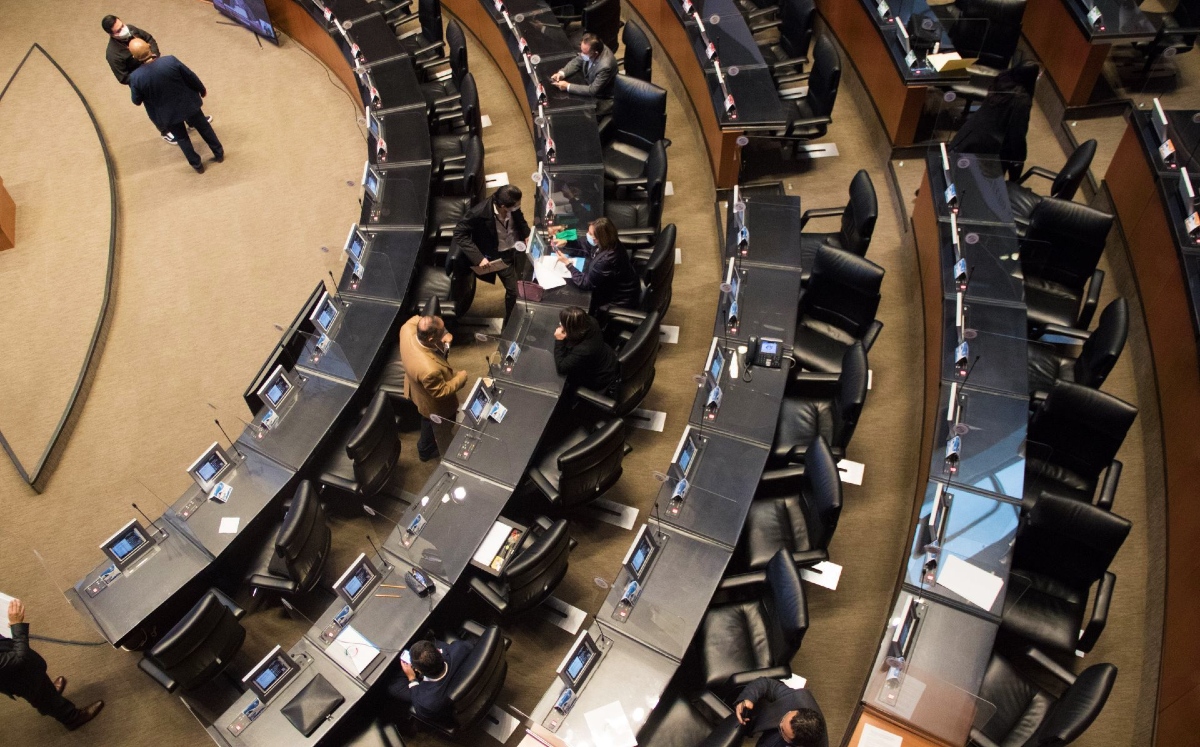 Sesión ordinaria del Senado en noviembre del año pasado. (Cuartoscuro)