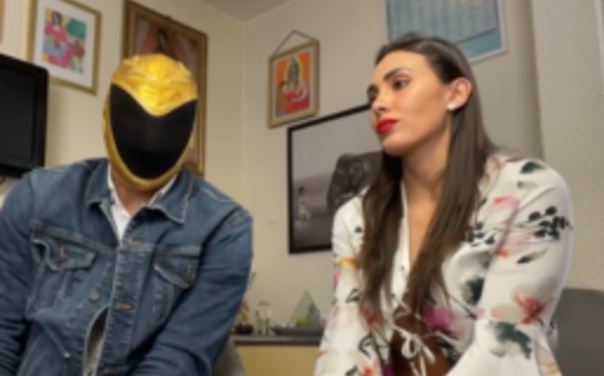 Tinieblas Jr. se disculpó frente a  Macky en “Hoy” por decirle “poco profesional”. (Especial)