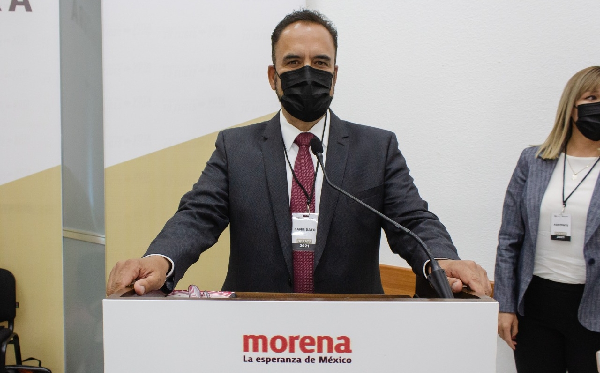 El candidato de Morena hizo un llamado a salir a votar el próximo 6 de junio. (Especial)