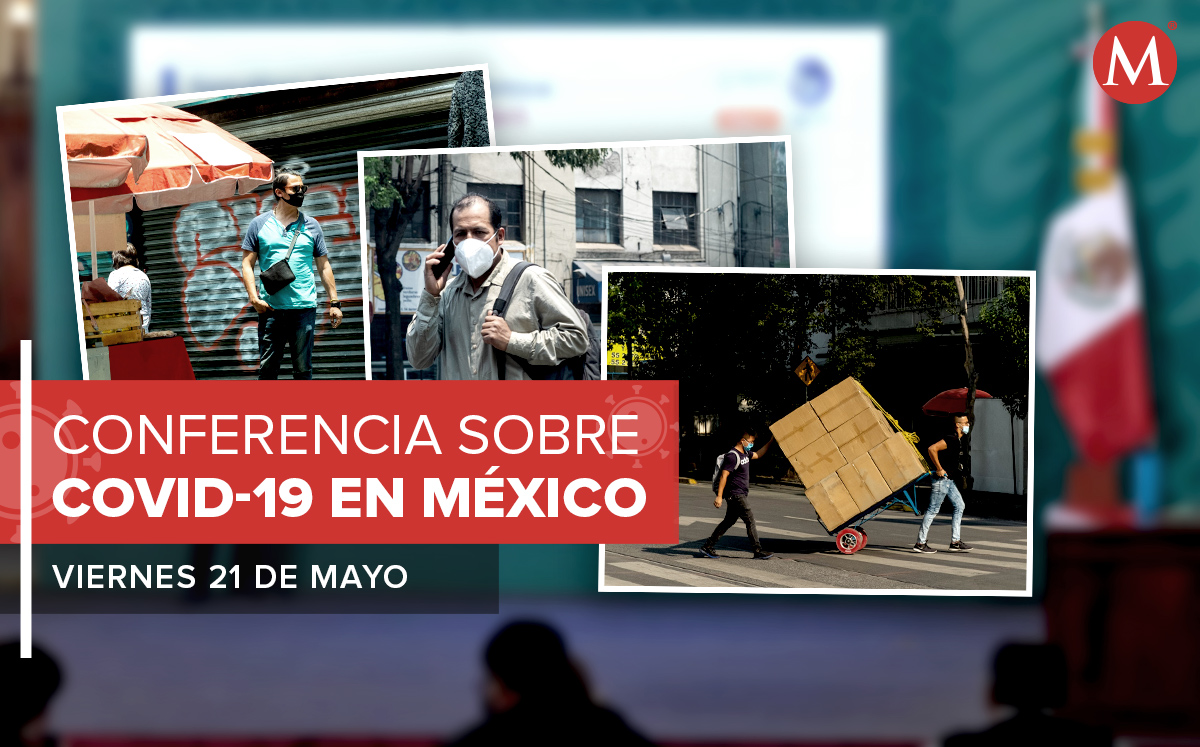 Conferencia de coronavirus en México. (Especial)