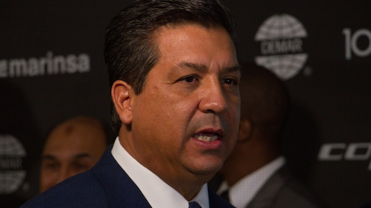 DEA y FBI reciben expediente contra García Cabeza de Vaca, gobernador de Tamaulipas