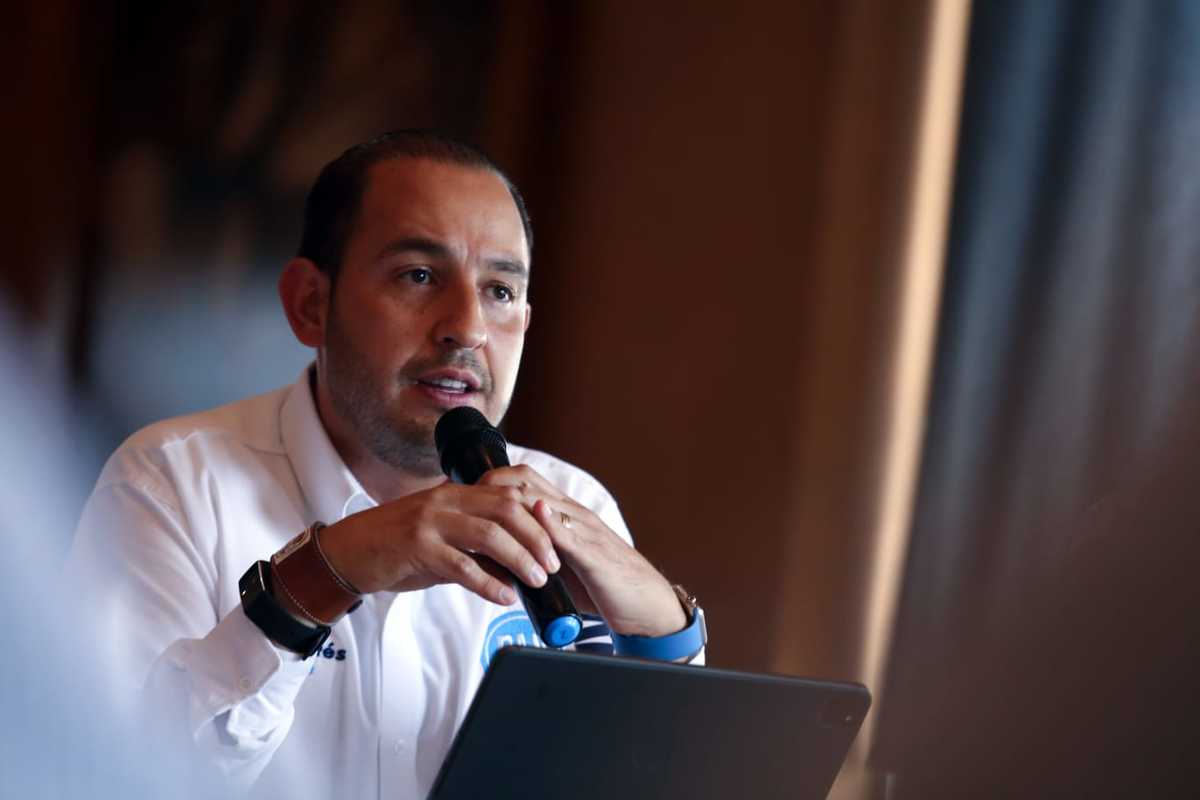 El dirigente nacional del Partido Acción Nacional, Marko Cortés. Foto: Jorge López