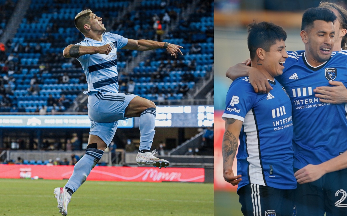 Alan Pulido y Eduardo López en festejo de gol (Twitter)