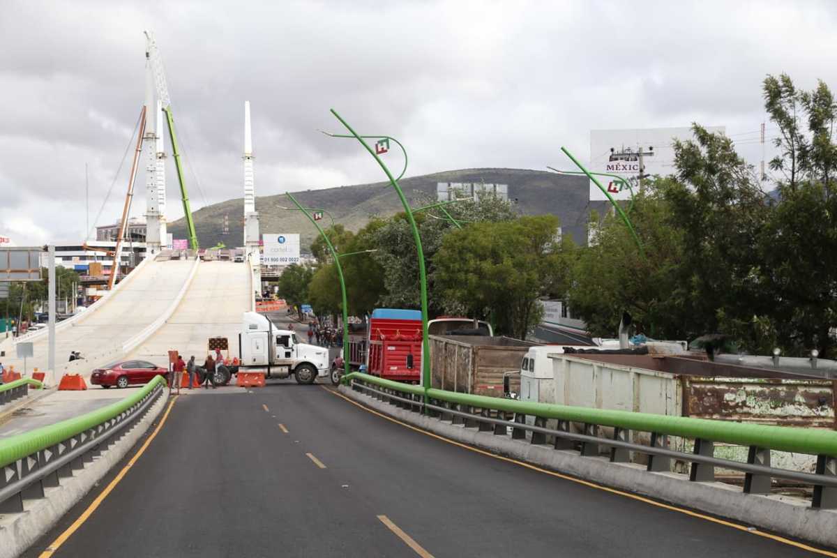 Bloqueo de transportistas. (Jorge Sánchez)