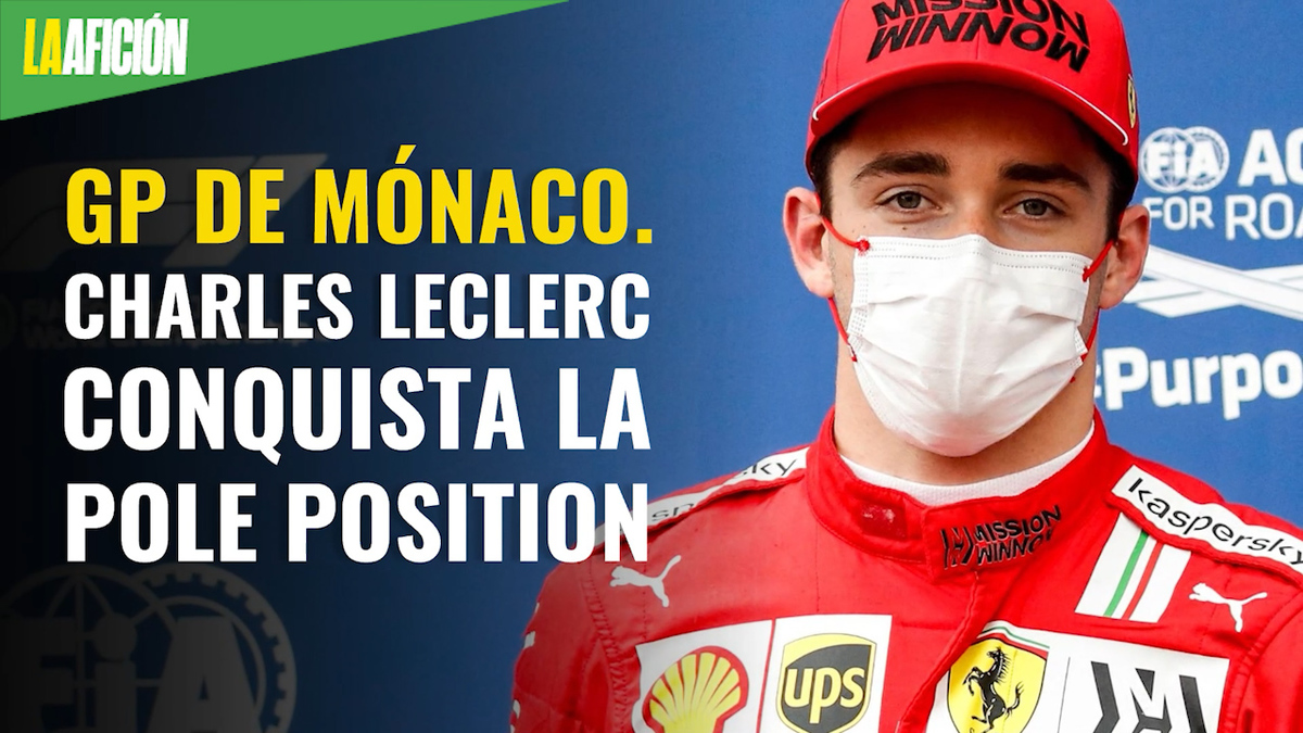 Charles Leclerc consigue la pole del GP de Mónaco; Checo saldrá noveno