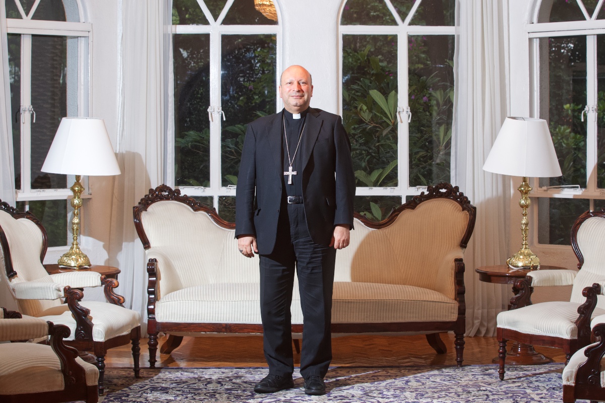 Franco Coppola, el representante del Vaticano en México. (Omar Franco)