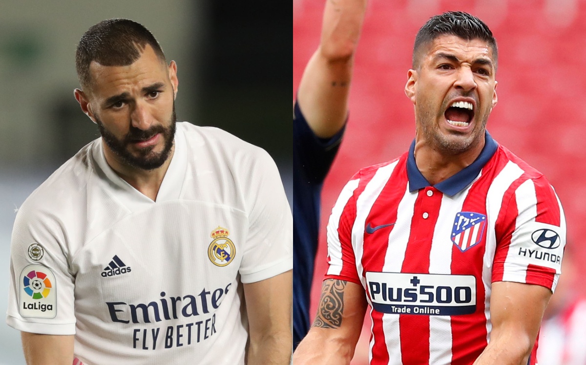 Karim Benzema y Luis Suárez (Reuters)