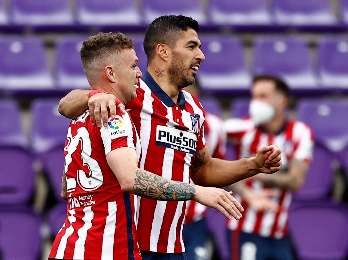 Luis Suárez, campeón con el Atlético de Madrid (Reuters)