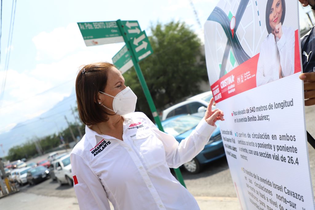 Cristina Díaz Salazar, candidata del PRI y del PRD a la alcaldía de Guadalupe. Foto: Especial