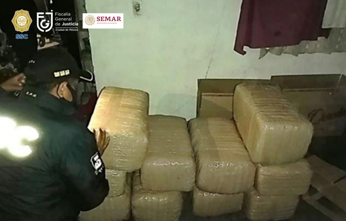 Fueron decomisados 200 kilos de mariguana en la alcaldía Iztapalapa | Especial
