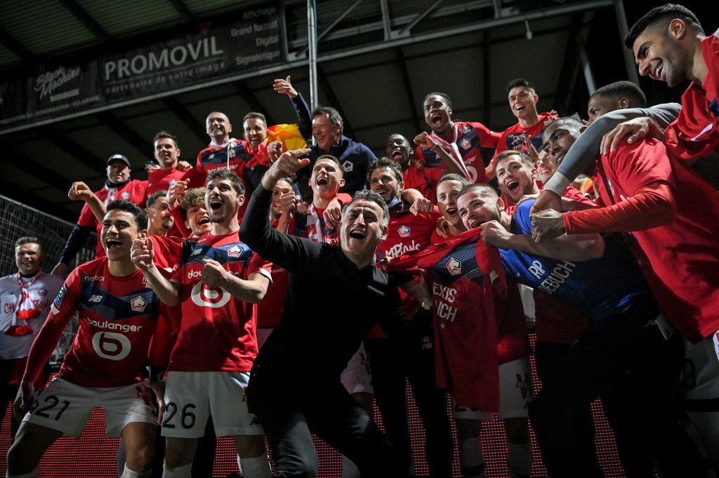 Losc Lille se consagró campeón en Francia (AFP)