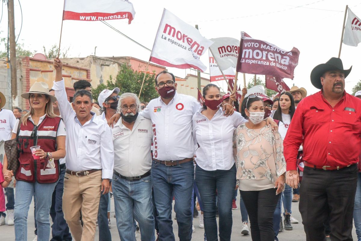 Omar Castañeda realiza la gira por el cierre simbólico de su campaña. (Especial)