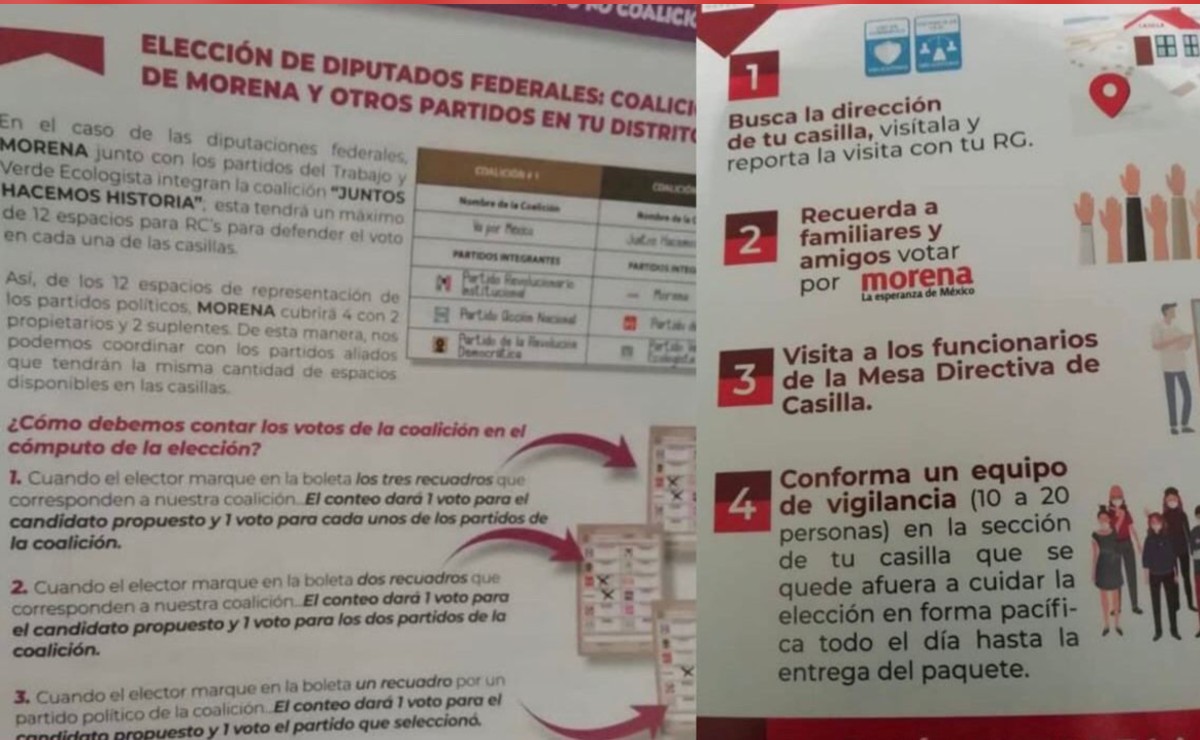 El consejero Jaime Rivera agradeció “esta reacción pronta y eficaz” ante la distribución de este manual por parte de Morena. | Especial