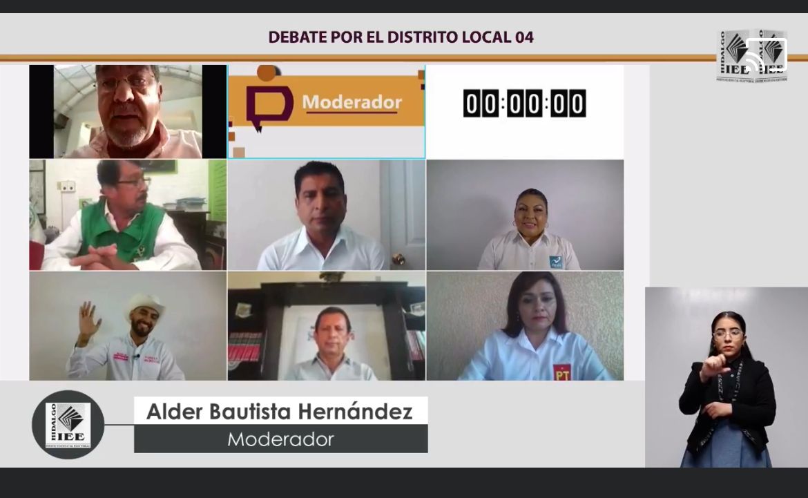 Debate por diputación de Huejutla.