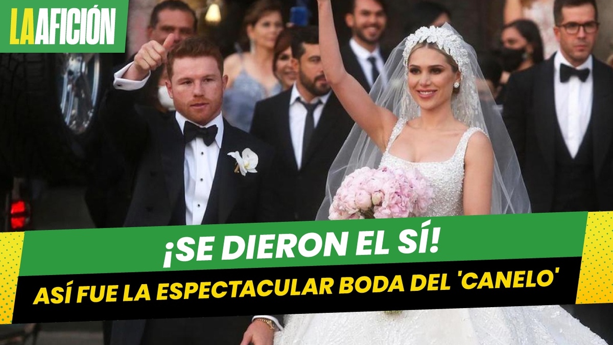 Así fue la espectacular boda de Canelo Álvarez con Fernanda Gómez