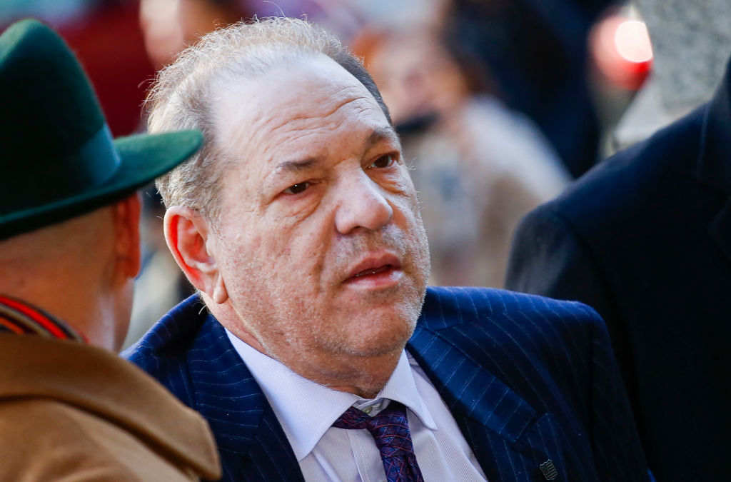 Harvey Weinstein en febrero de 2020. (Getty Images)