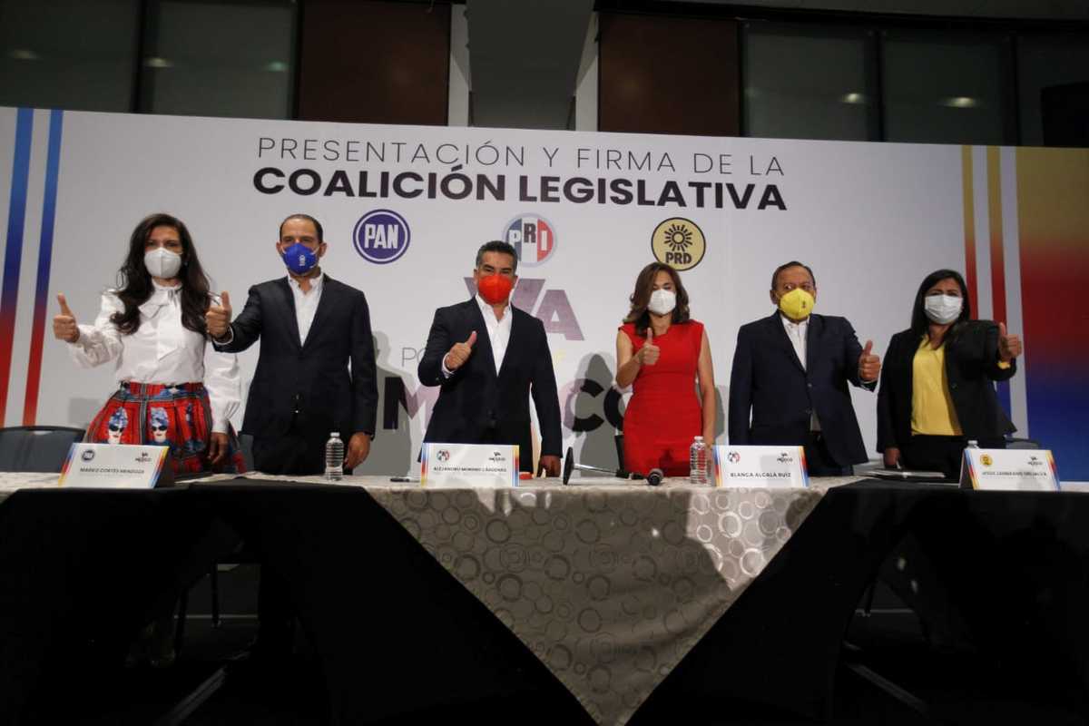 Partidos de oposición firman pacto legislativo. (Omar Franco)