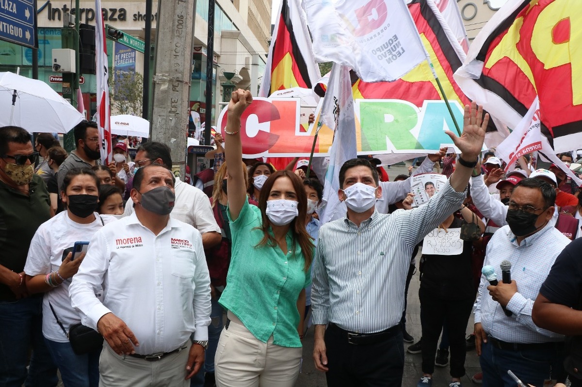 Promete Clara Luz regenerar el centro de Monterrey. Foto: Leonel Rocha