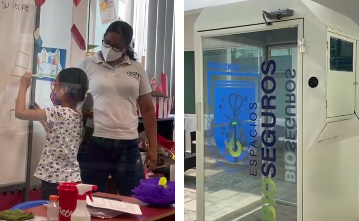 El regreso a clases en Veracruz se realzó en pocos planteles, en su mayoría privados. (Especial)