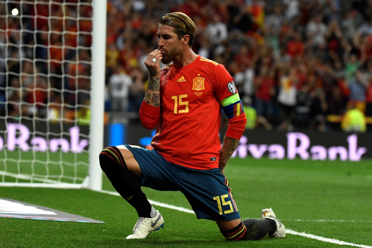Sergio Ramos queda fuera de la Eurocopa 2020 (AFP)