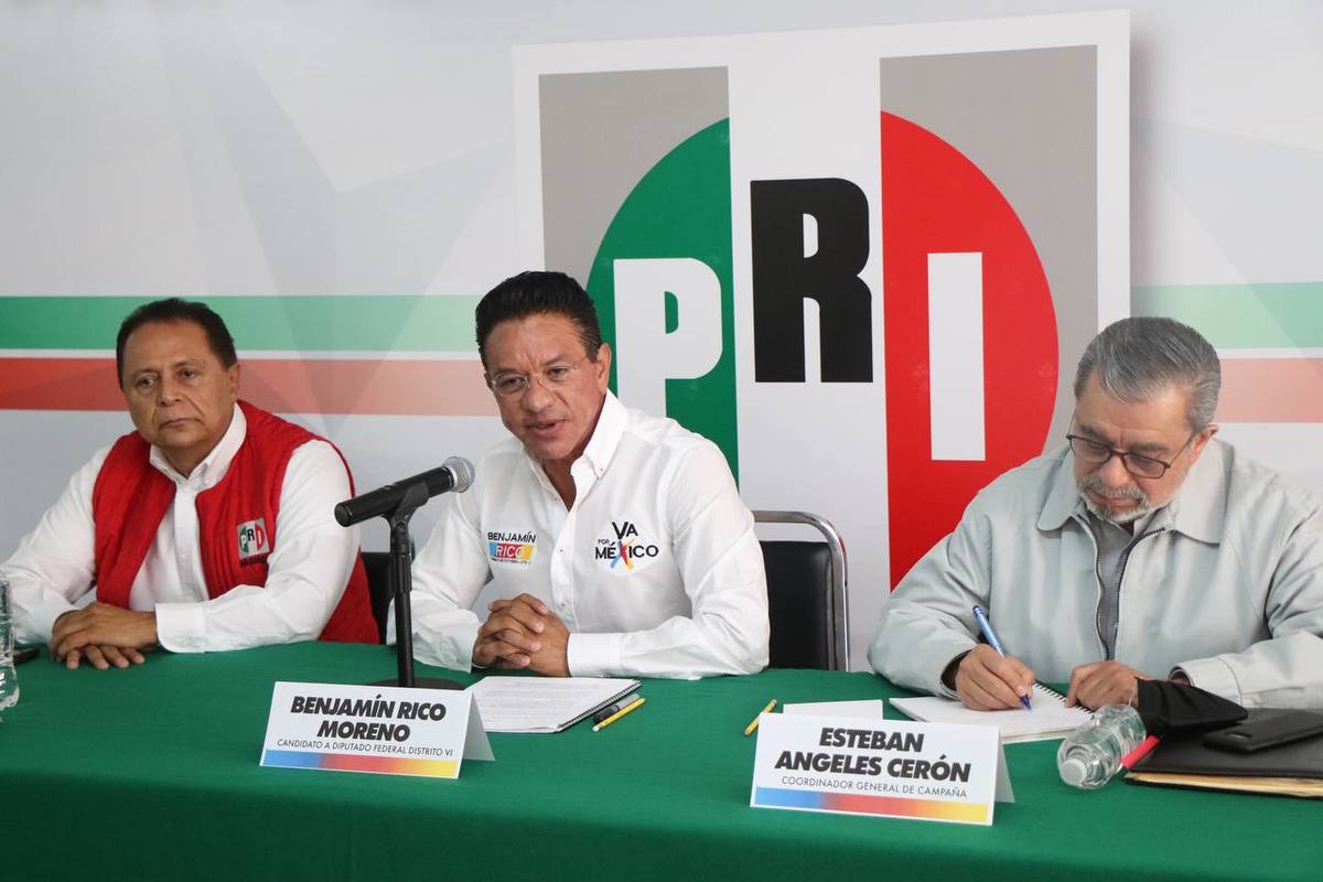Benjamín Rico, candidato a diputado federal por el distrito VI de Pachuca. (Cortesía)