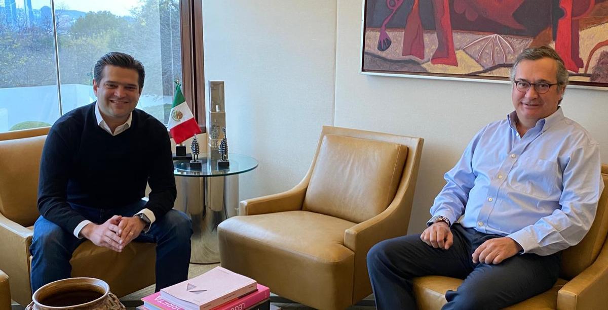 Francisco Cienfuegos, candidato de la coalición PRI-PRD a la alcaldía de Monterrey, se reunió el pasado 11 de enero con el empresario Álvaro Fernández