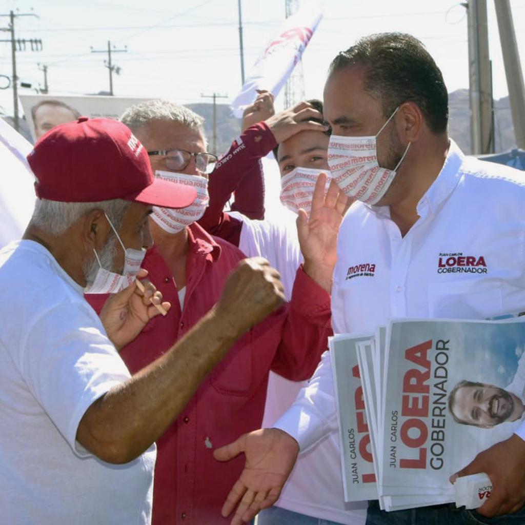 Juan Carlos Loera, candidatos por la coalición Juntos Haremos Historia a la gubernatura de Chihuahua. (Especial)