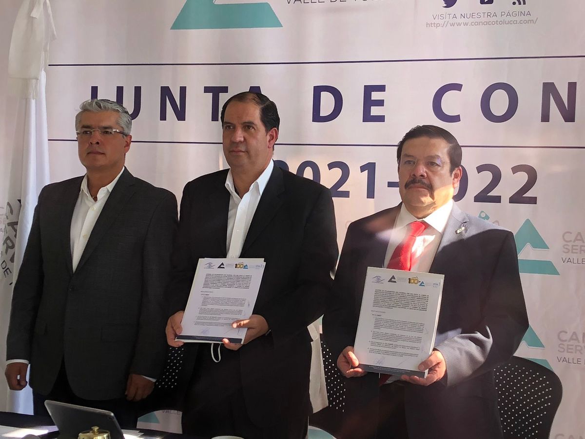 El líder de la Canaco, Jorge Luís Pedraza Navarrete, indicó que con este convenio el CPC les brindará capacitaciones. (Especial)