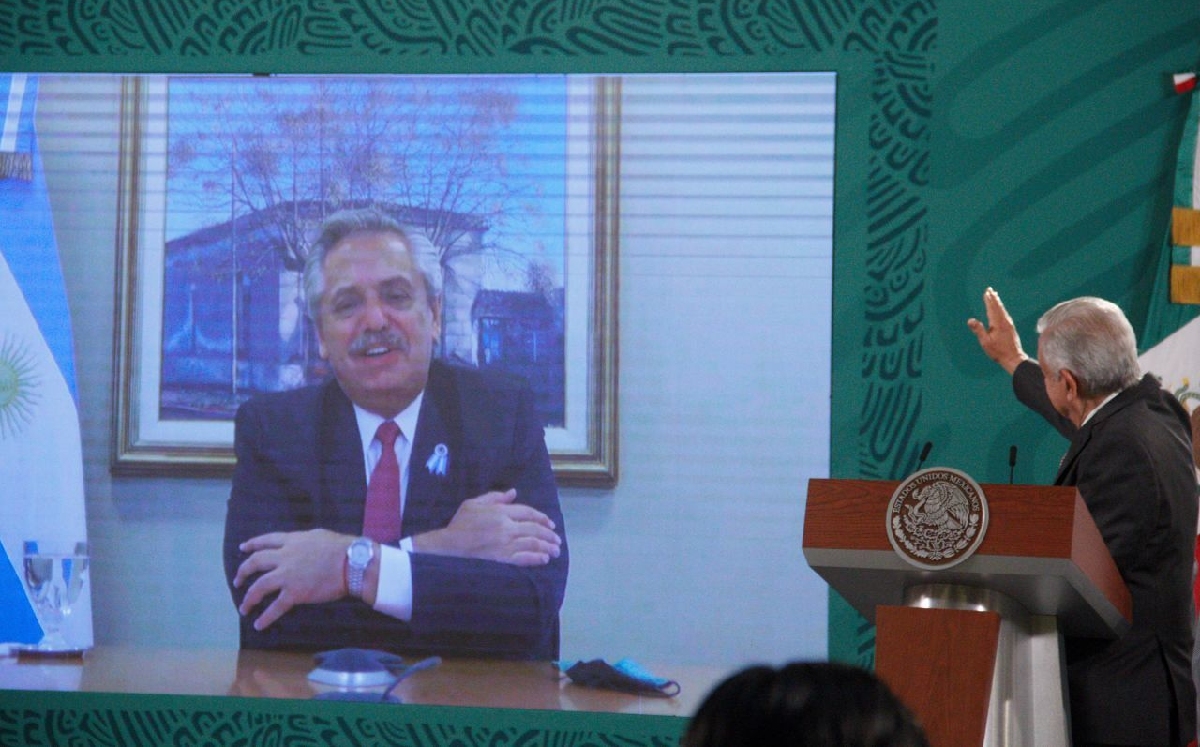 Ambos mandatarios hablaron públicamente en la conferencia mañanera de hoy. (Cortesía)