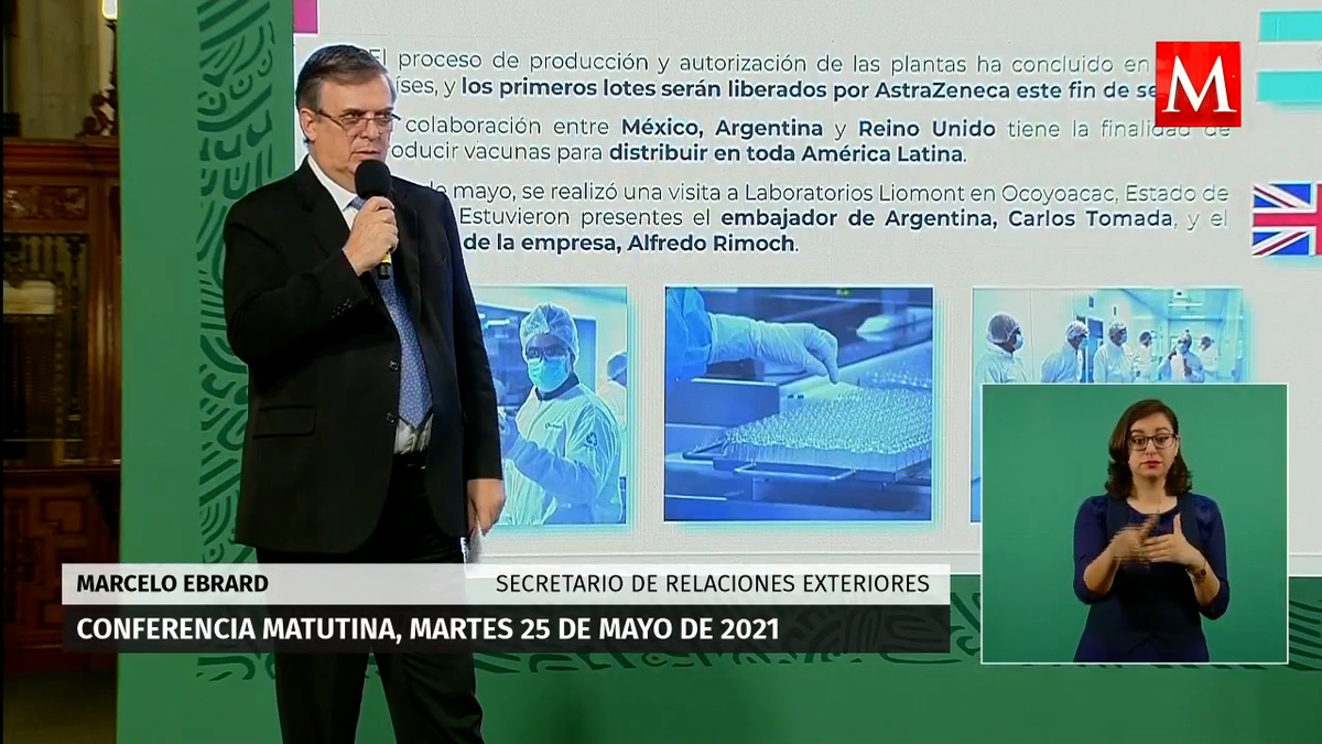 Vacunas de AstraZeneca envasadas en México se distribuirán en Latinoamérica