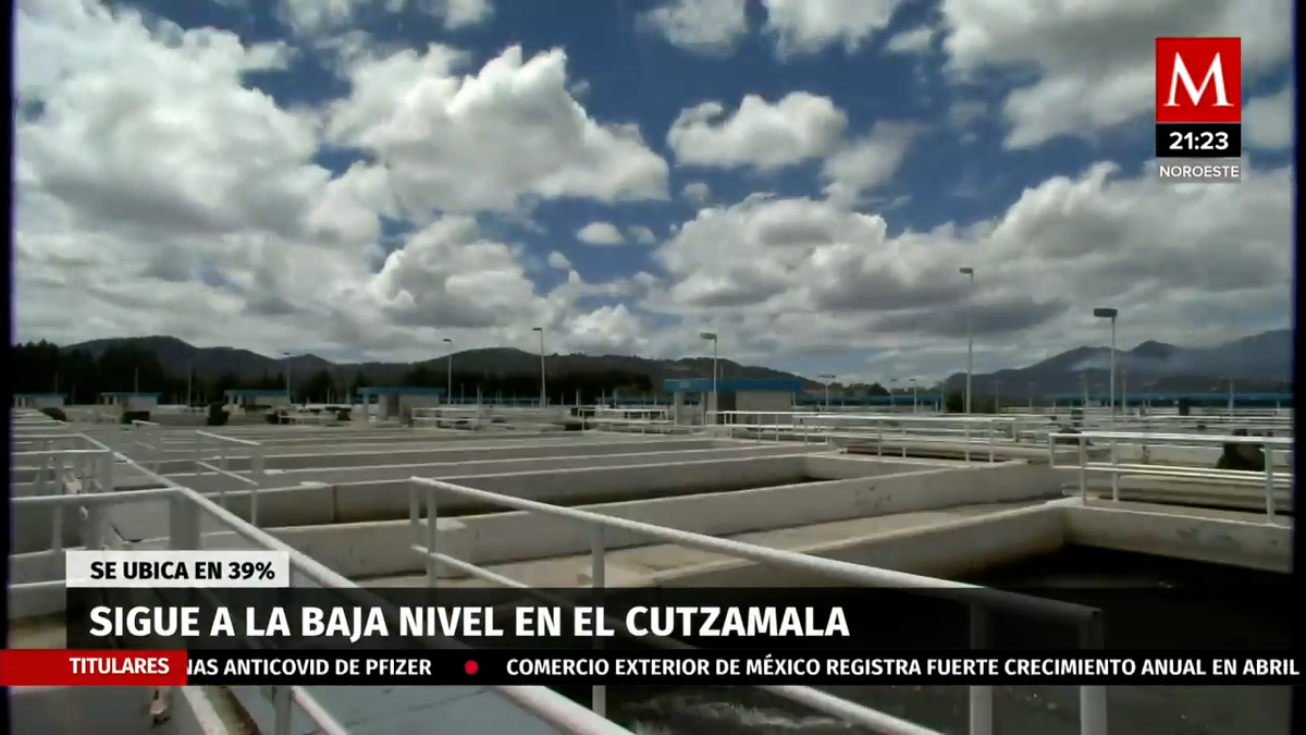 Almacenamiento en presas del Cutzamala cae al 39.2%: Conagua