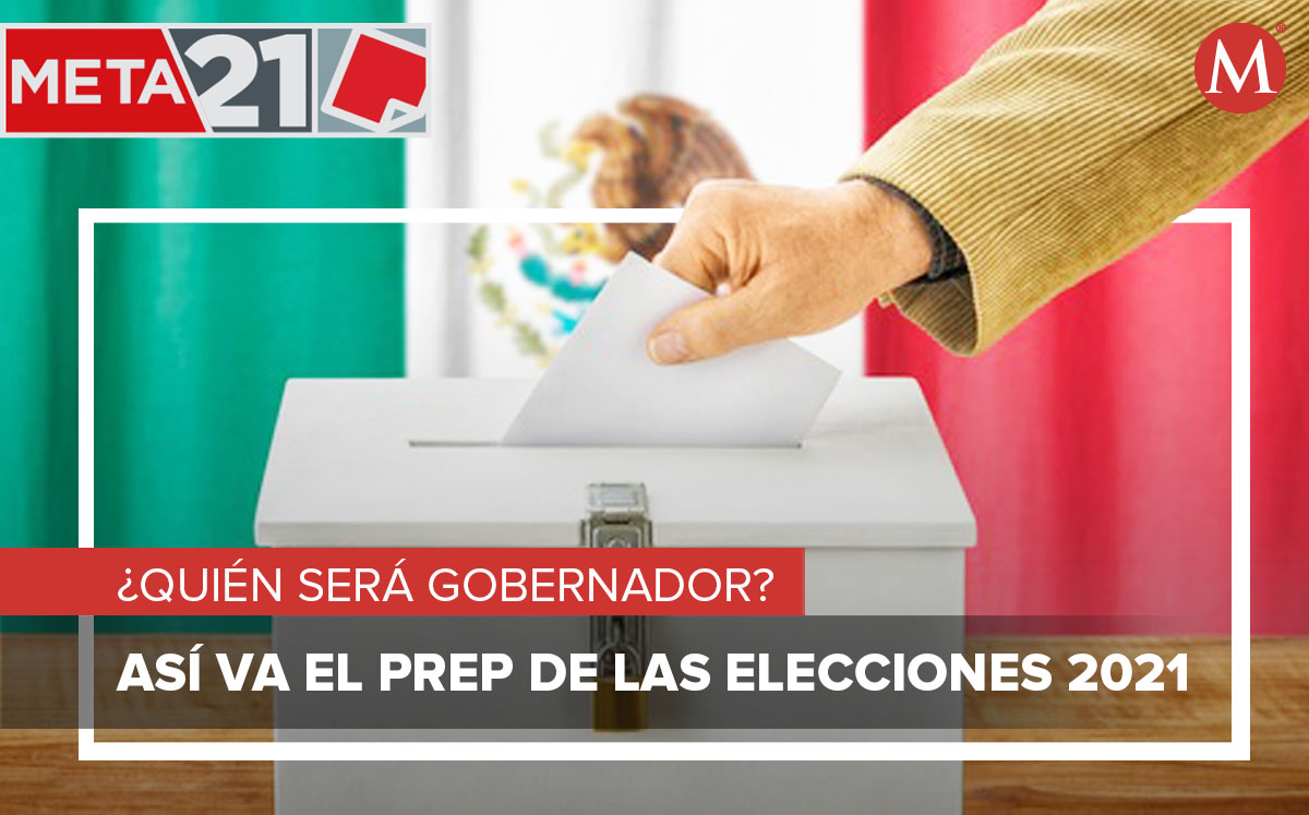 Así va el PREP de las elecciones 2021: gobernadores. (Especial)