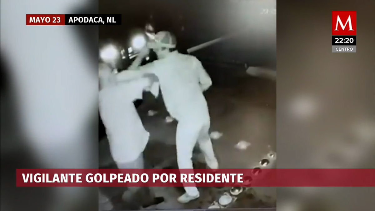 Hombre golpea a adulto mayor que trabajaba de vigilante