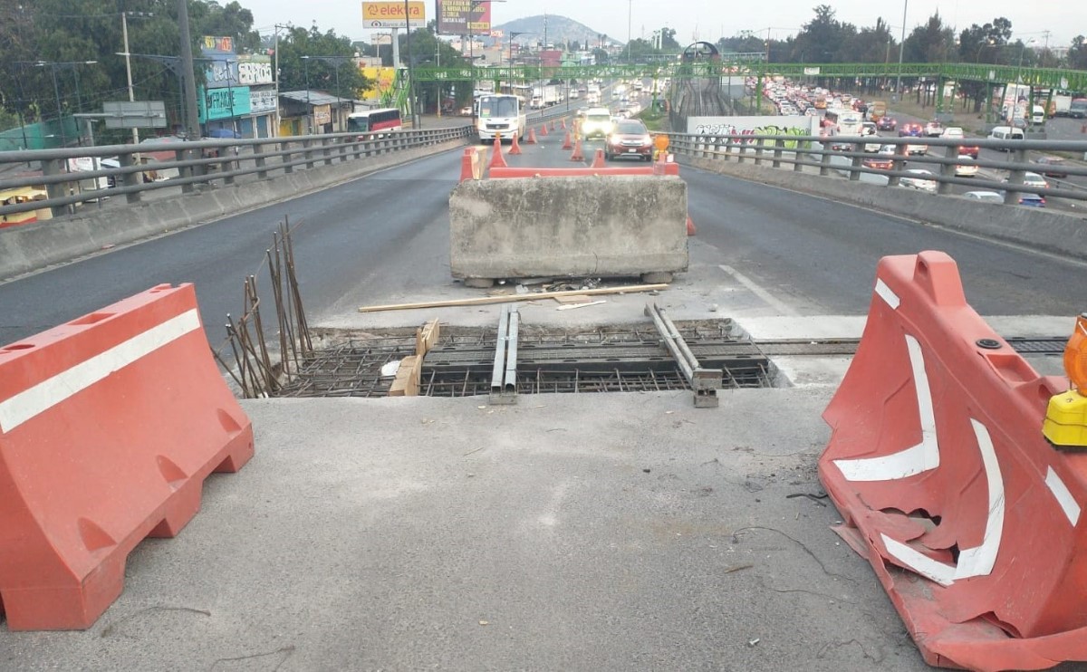 La reparaciones en el puente iniciaron tras las denuncias de daños a través de redes sociales. | Carlos Tejeda
