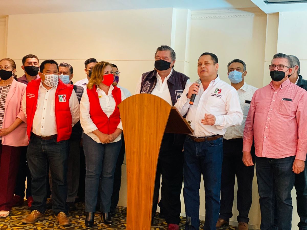 El dirigente del PRI en Baja California pidió apoyar a Jorge Hank Rhon. (Said Betanzos)