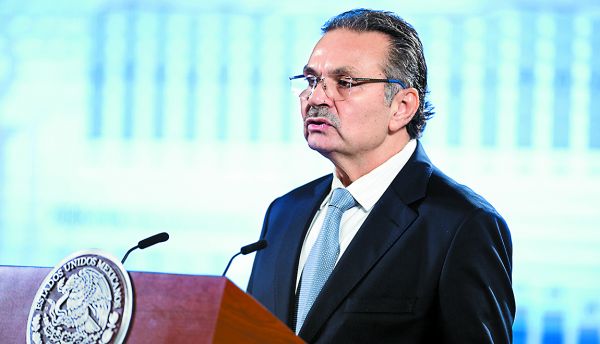 El director de Pemex en la conferencia mañanera. Especial
