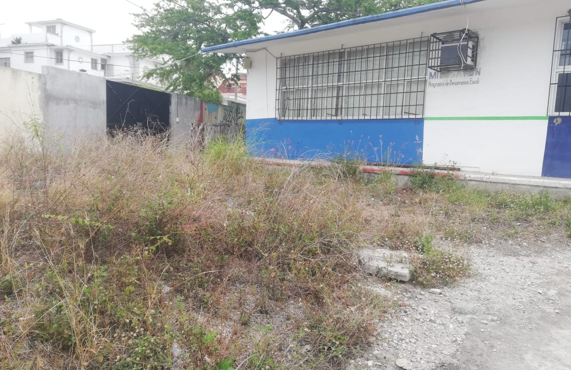 Escuelas en mal estado en Tamaulipas. (Jesús García)