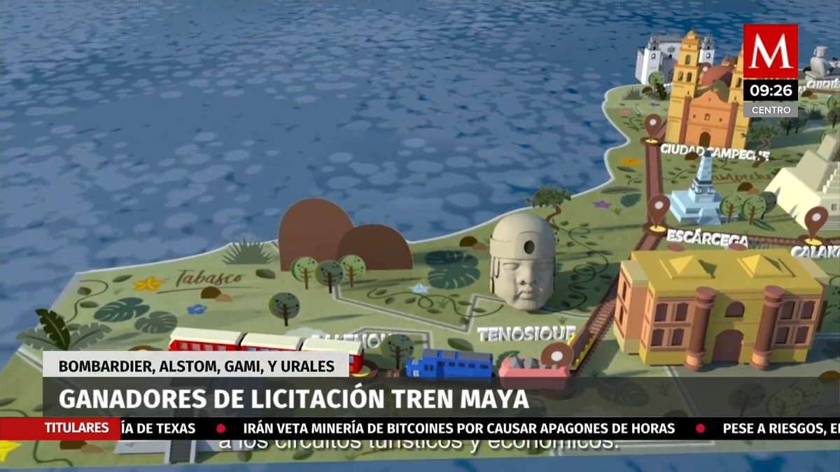 Ferrocarriles del Tren Maya serán construidos por Alstom y Bombardier