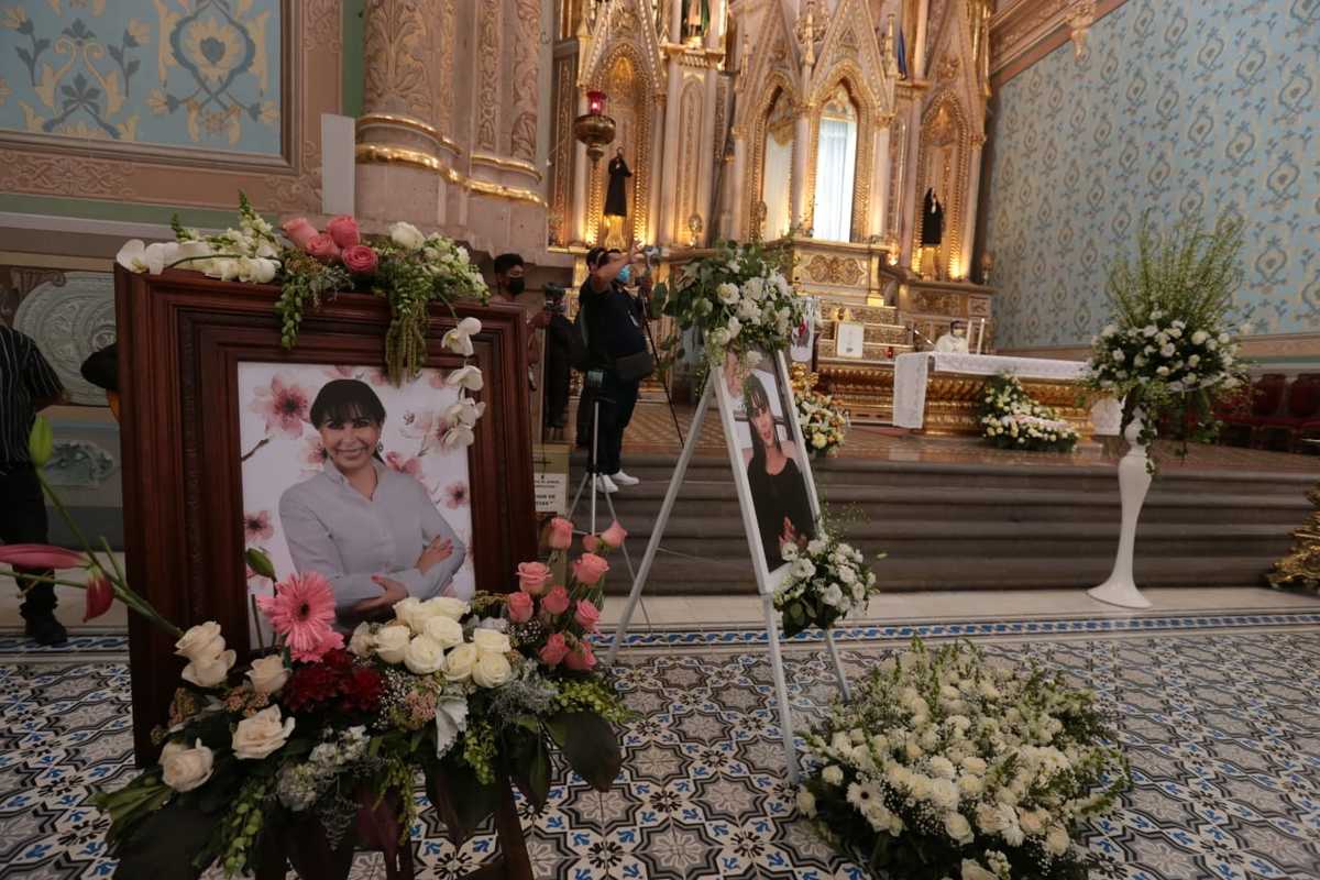27 Mayo 2021. Misa en honor a Alma Rosa Barragán Santiago, candidata de Movimiento Ciudadano a la alcaldía de Moroleón, Guanajuato. Foto: Jesús Quinta