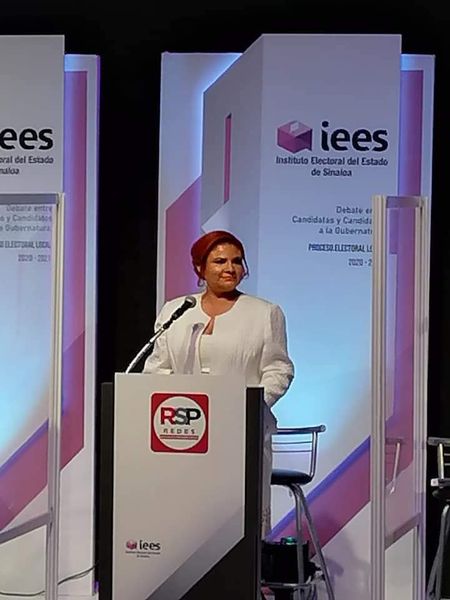 Yolanda Cabrera, candidata de RSP en Sinaloa.