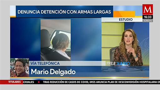 Entrevista a Mario Delgado tras haber sido retenido en Tamaulipas