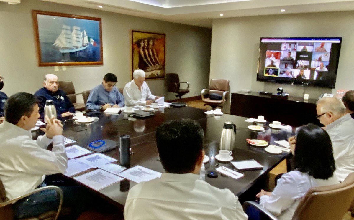 Francisco García Cabeza de Vaca encabezó reunión de seguridad para elecciones 2021. (Twitter)
