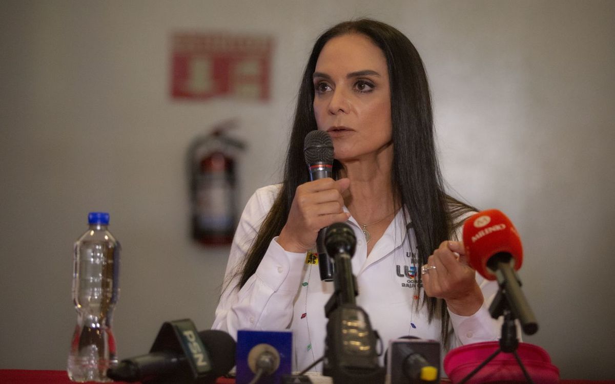Lupita Jones, candidata de la coalición Va por México. (Cuartoscuro / Archivo)