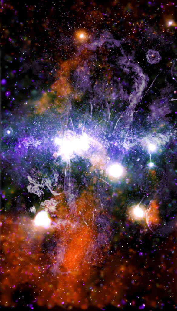 Este centro de la galaxia de gran intensidad y alta energía se ubica a 26 mil años luz de la Tierra | AP
