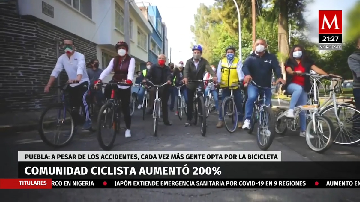 Comunidad ciclista aumenta 200% en puebla