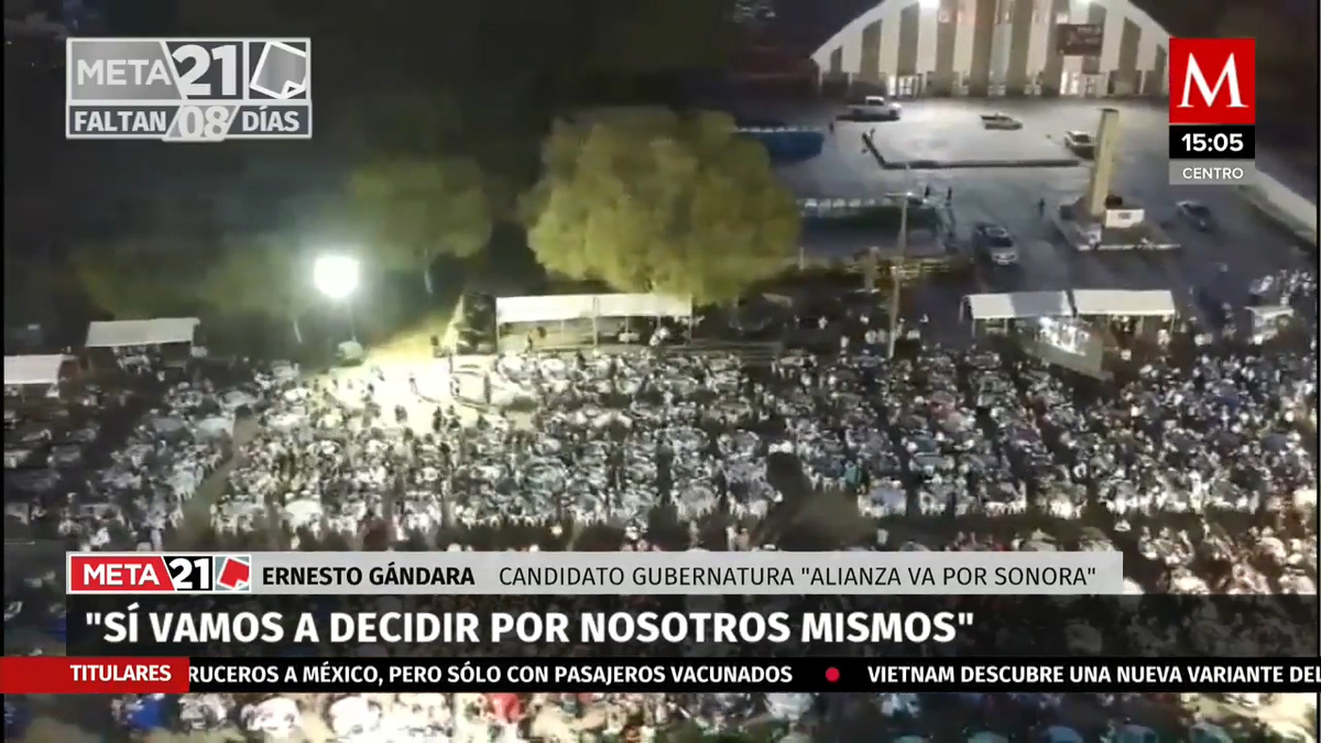Ernesto Gándara inicia cierres regionales en Sonora
