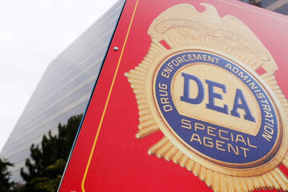 Logotipo de la DEA. (Especial)