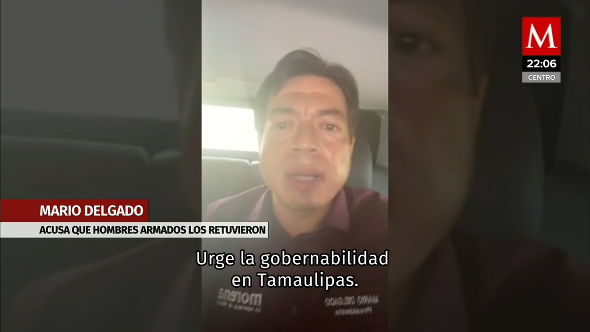 Mario Delgado denunció que una camioneta lo interceptó y los encañonó