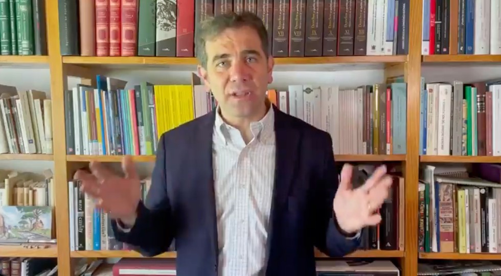 Lorenzo Córdova, presidente del INE. (Captura)