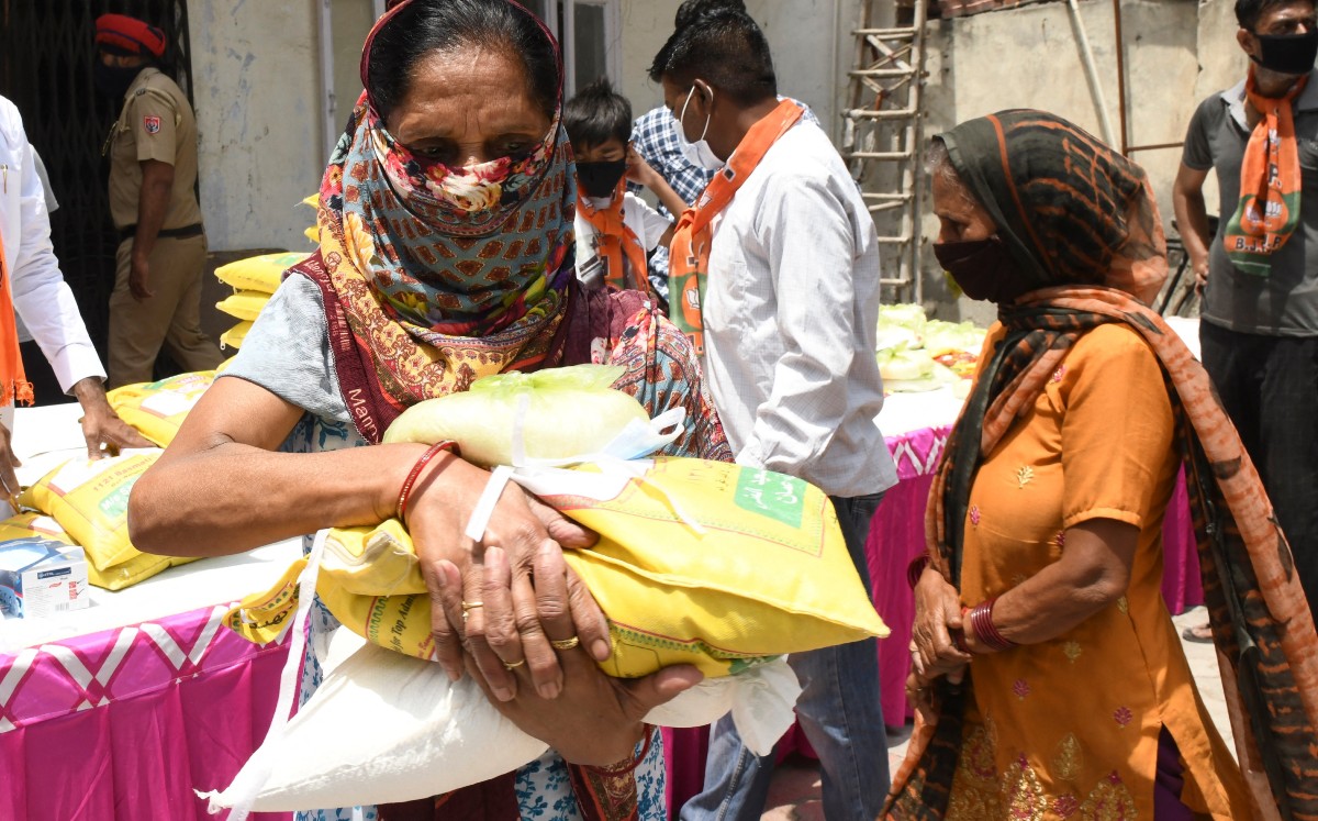 En las últimas ocho semanas, el coronavirus dejó 160 mil muertos en India. | AFP